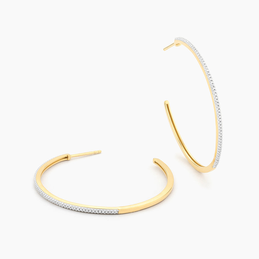 One Hot Havana Night...Sterling Silver Hoop Earrings