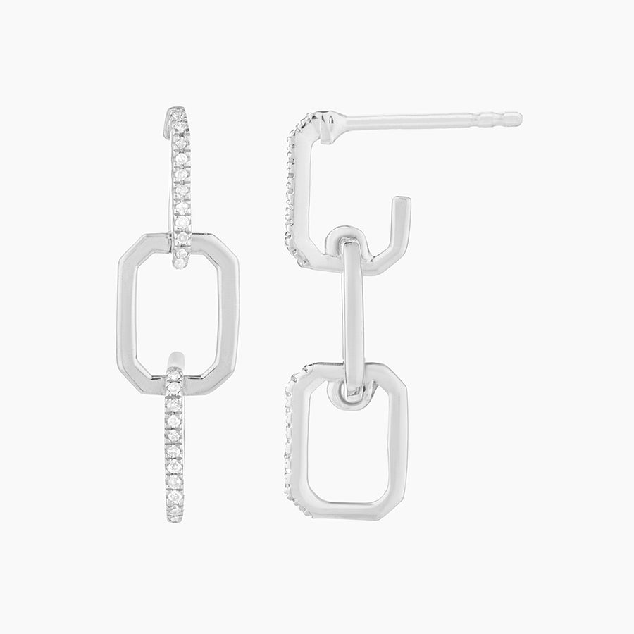 Trio Link Drop Earrings