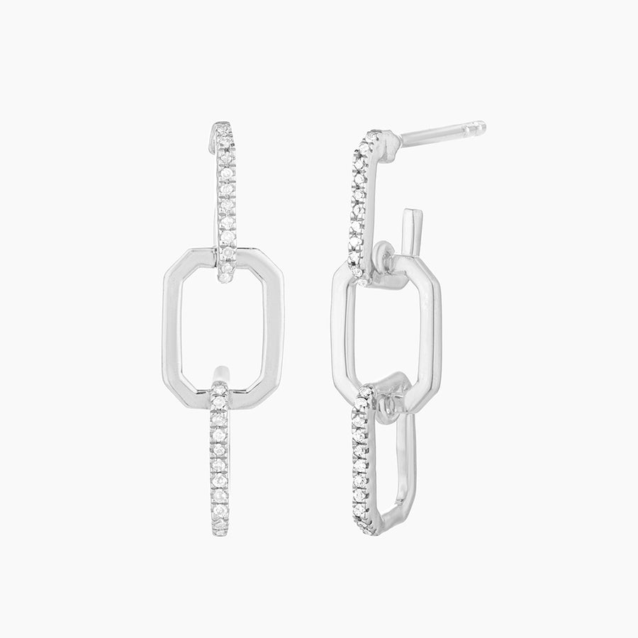 Trio Link Drop Earrings