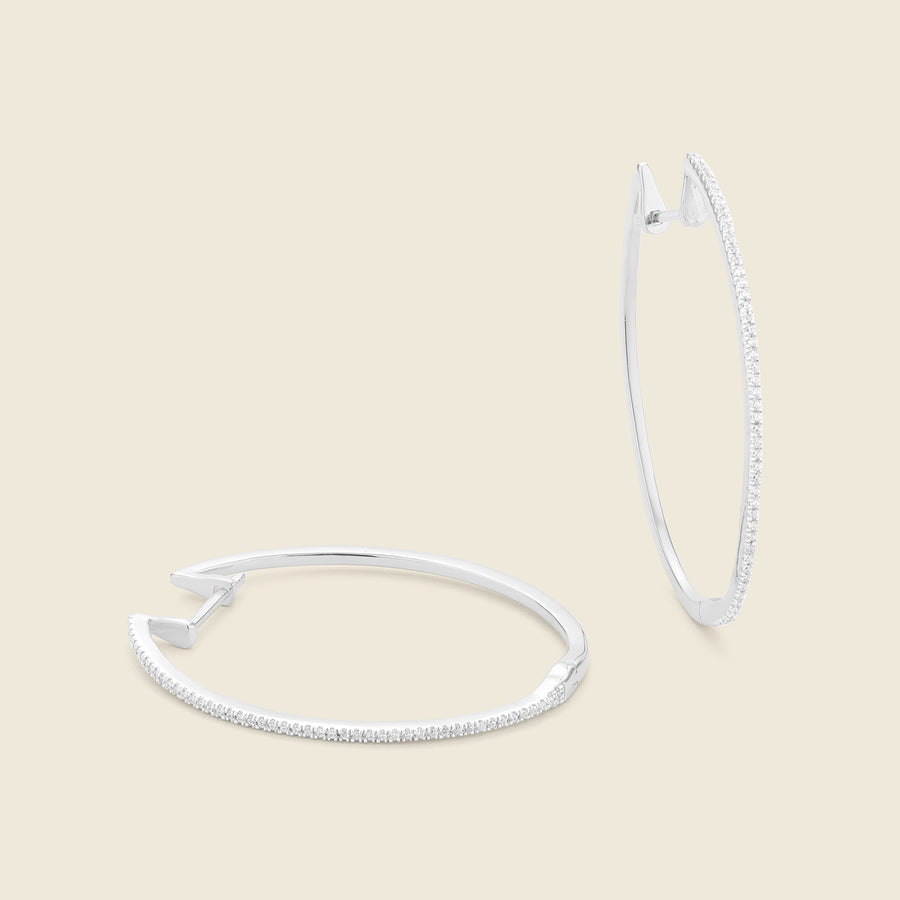 Classic Large Hoop Earrings