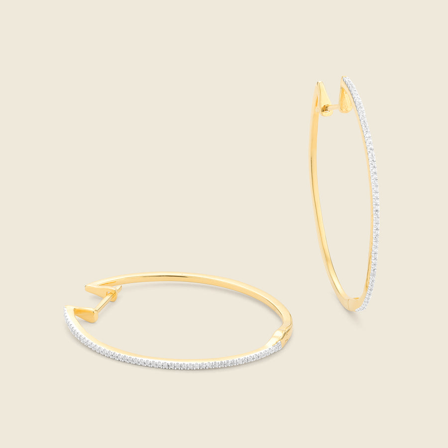 Classic Large Hoop Earrings