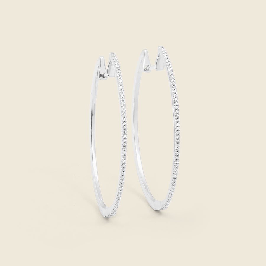 Classic Large Hoop Earrings