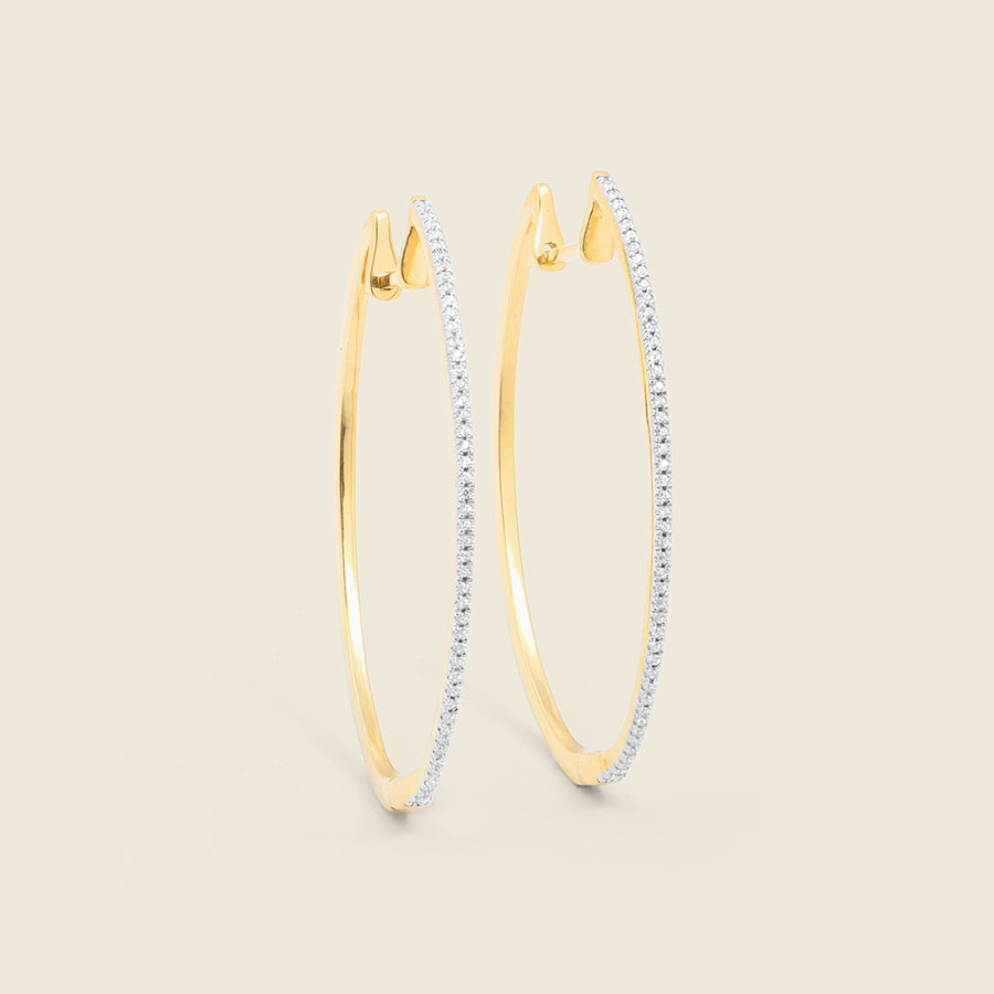 Classic Large Hoop Earrings