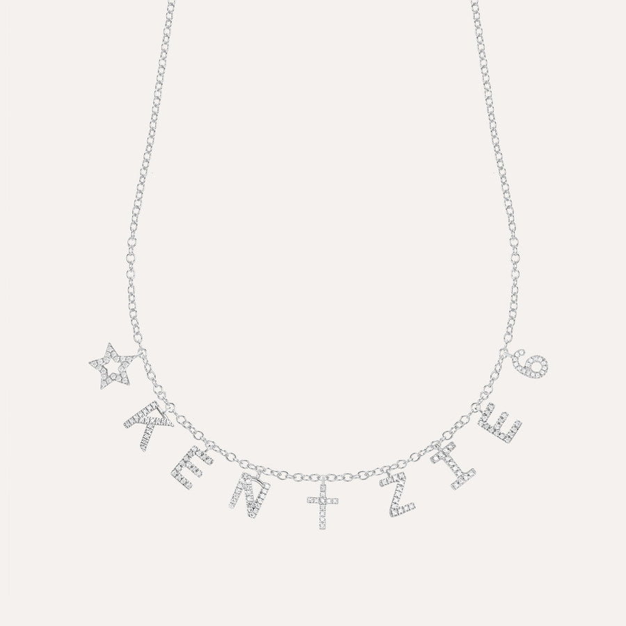 Name + Charms Necklace