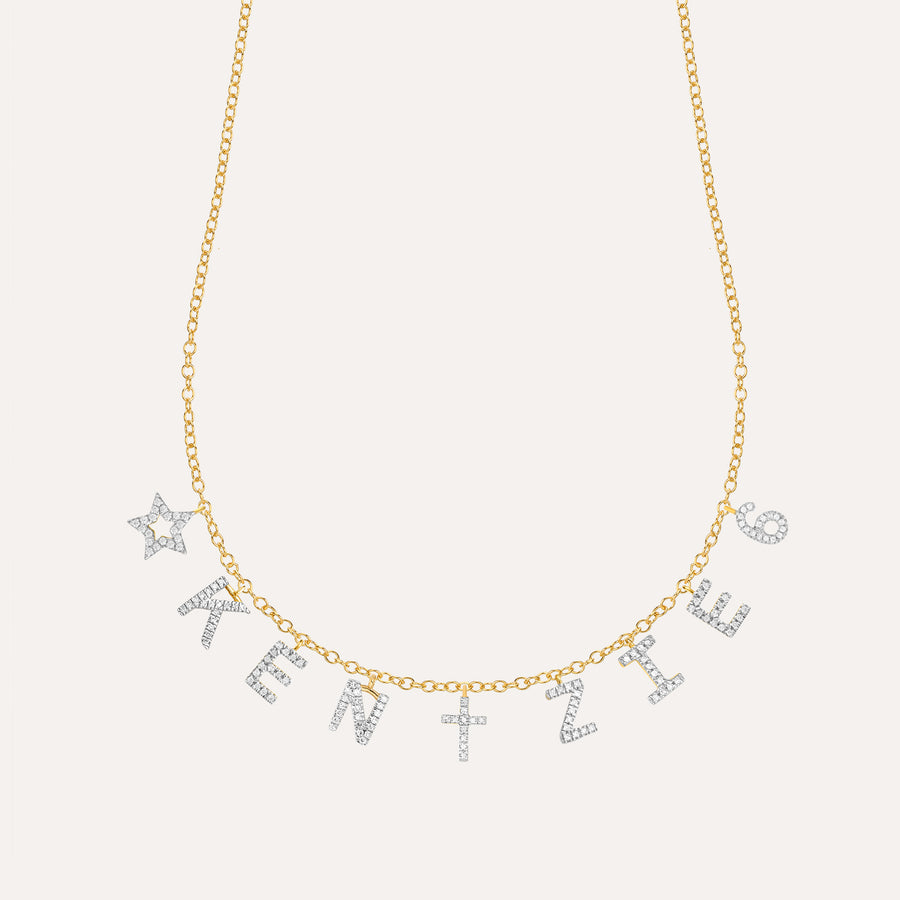 Name + Charms Necklace