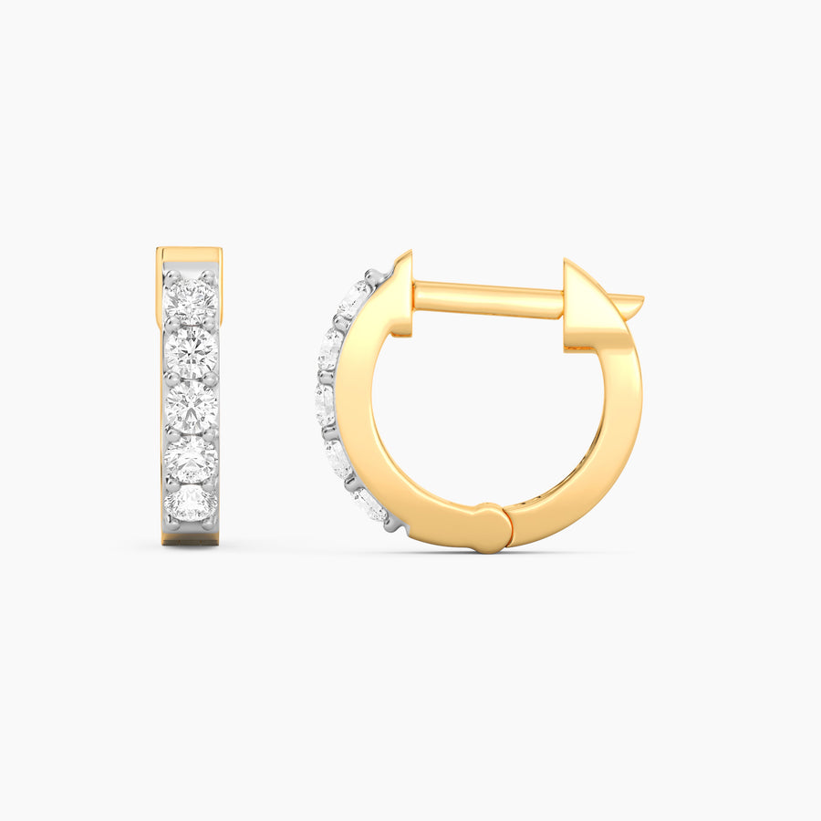 Lab-Grown Gladiator Hoop Earrings