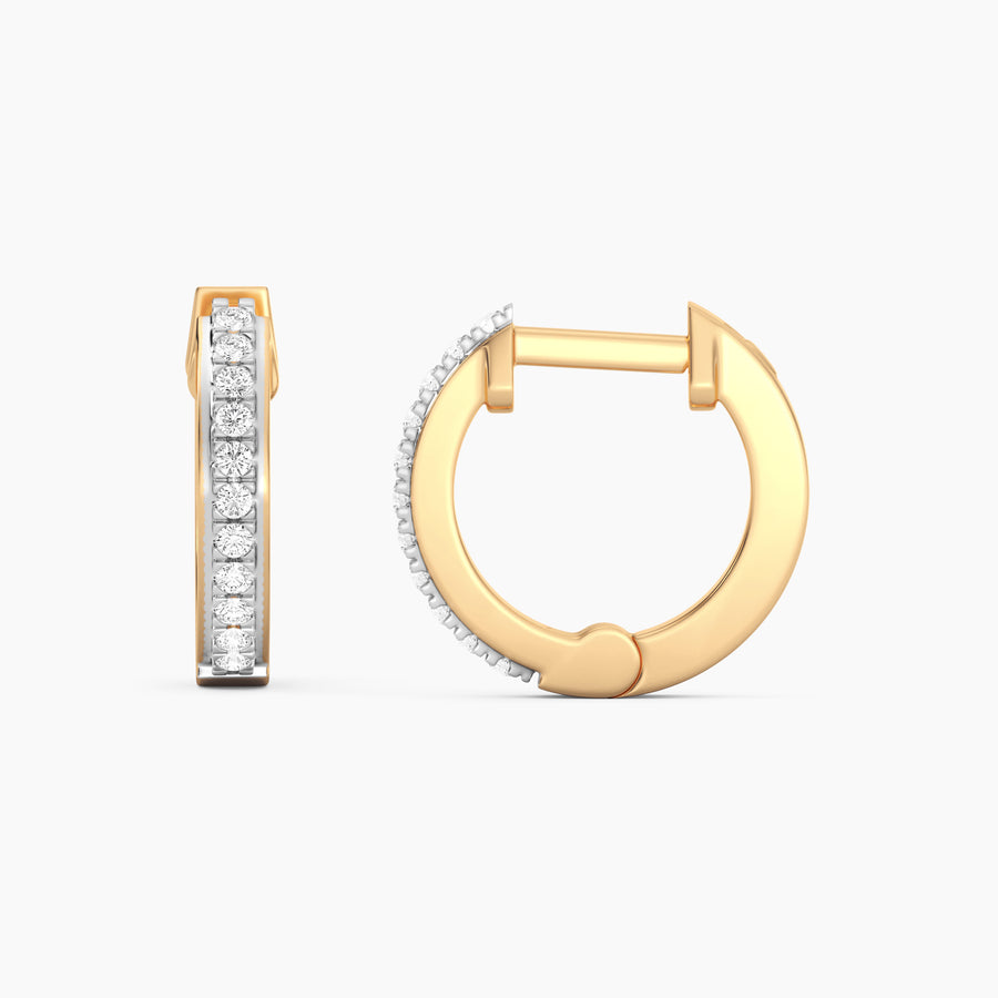 Lab-Grown Gleam Hoop Earrings
