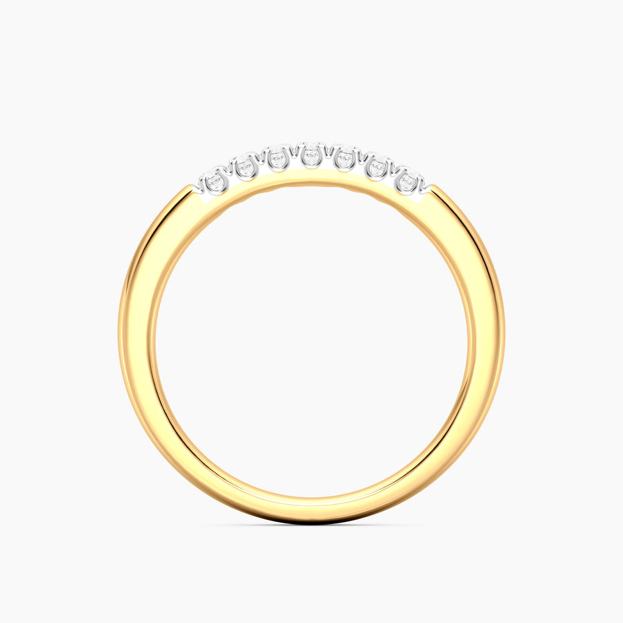 Lab-Grown 0.18 Ct Diamond Harmony Band Ring