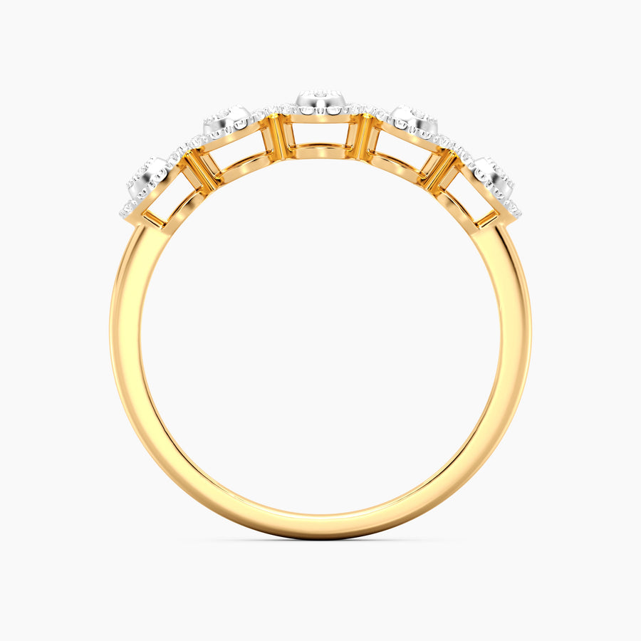 Lab-Grown Diamond Bezel Stackable Ring
