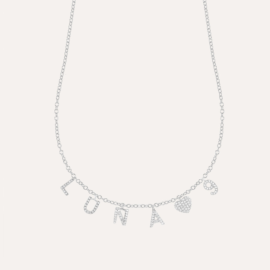 Name + Charms Necklace