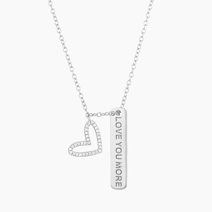 I Love You More Pendant Necklace