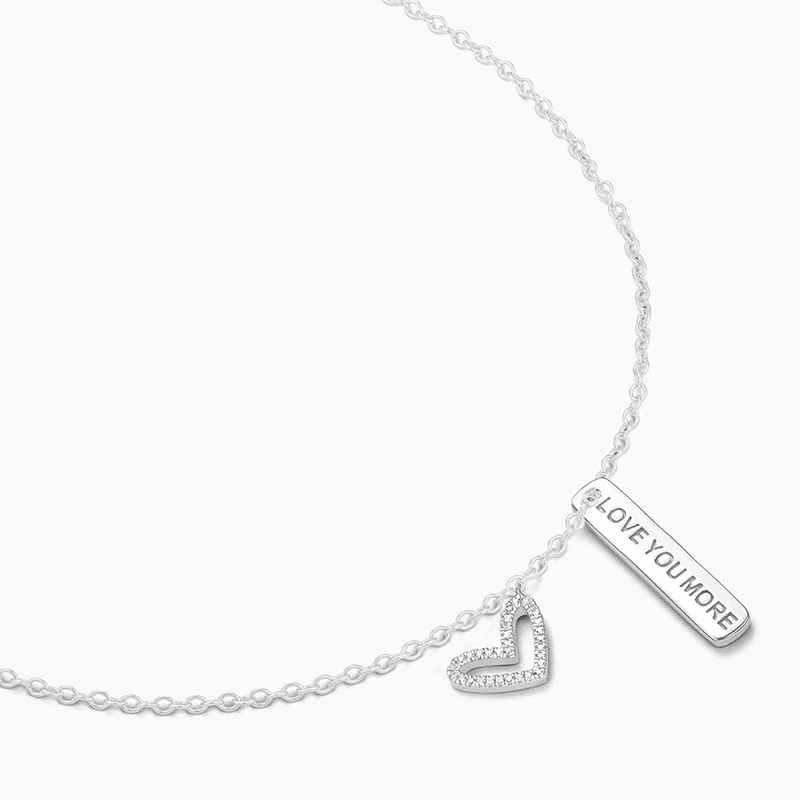 I Love You More Pendant Necklace