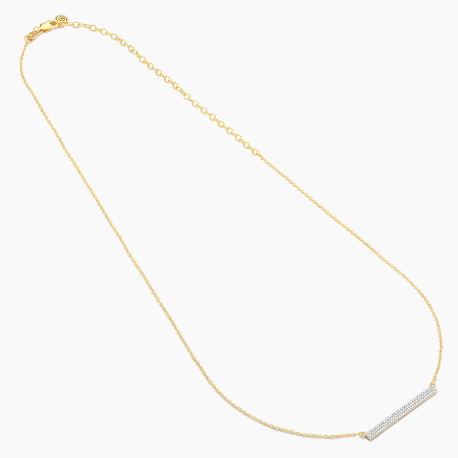 Tell Me Straight Pendant Necklace