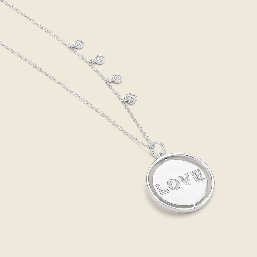 Love You More Pendant Necklace