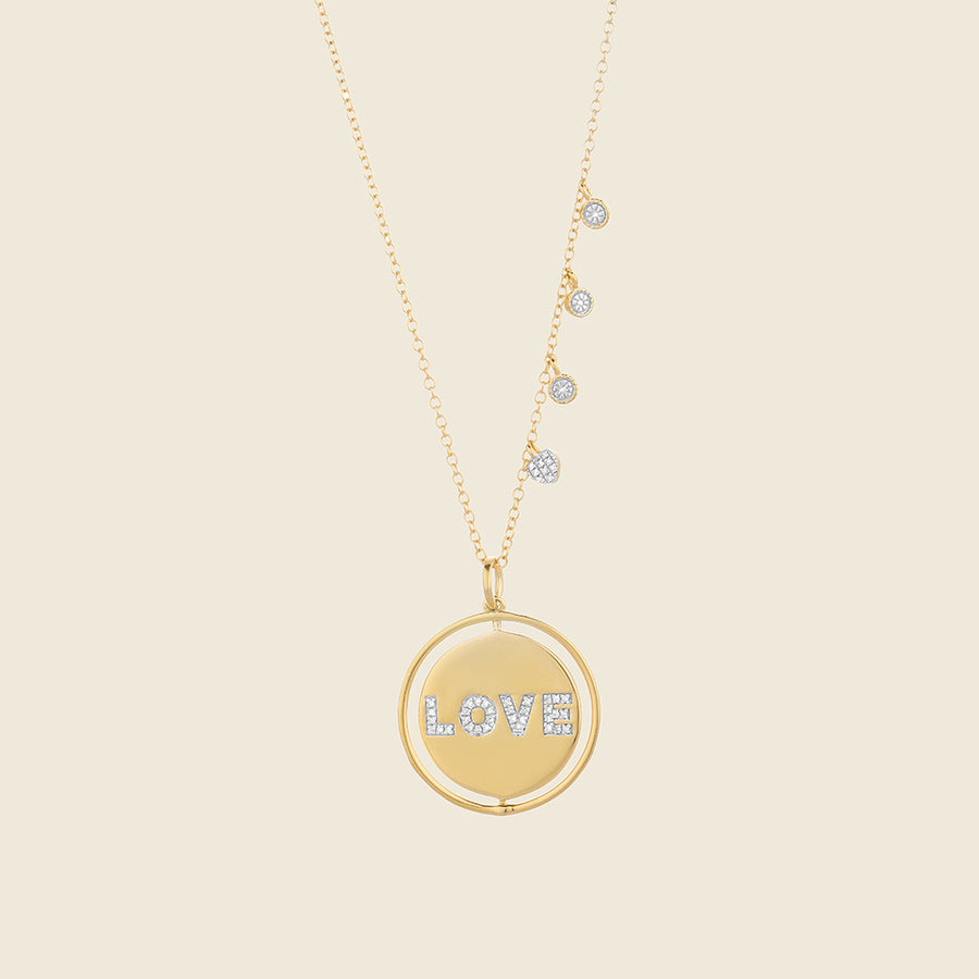 Love You More Pendant Necklace