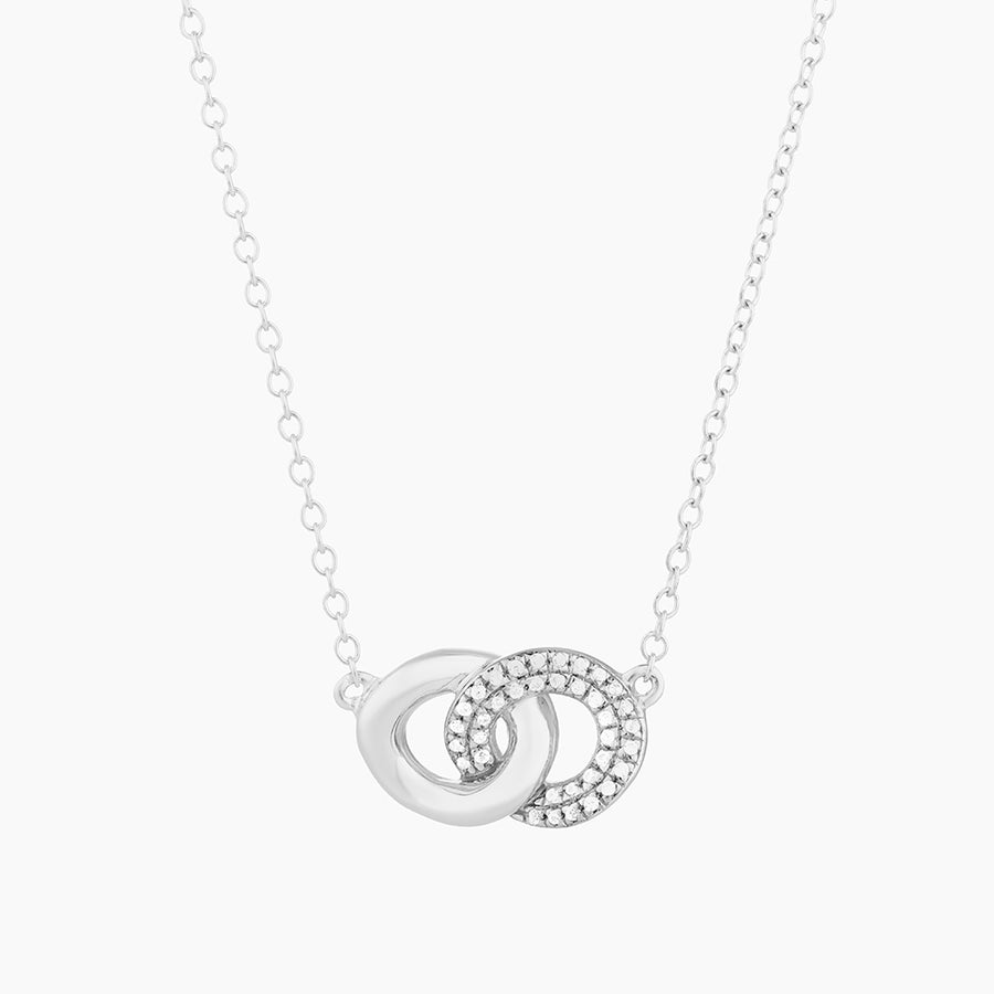 Entwined Discs Pendant Necklace