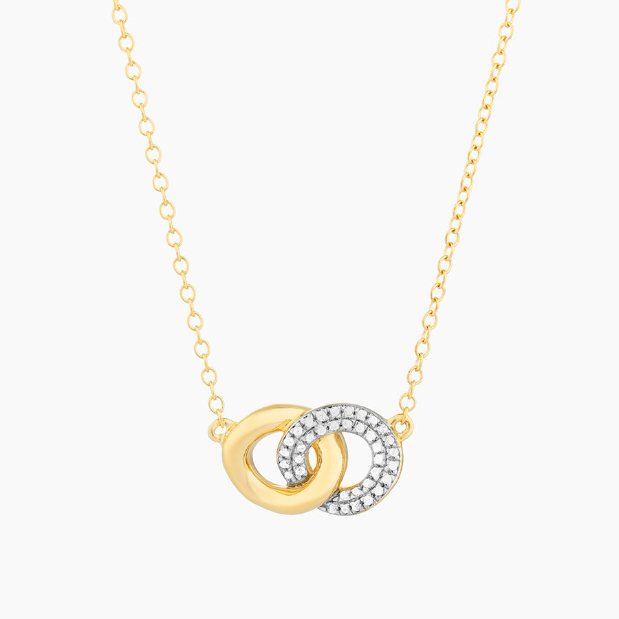 Entwined Discs Pendant Necklace