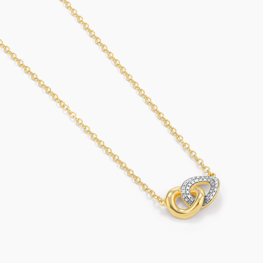 Entwined Discs Pendant Necklace