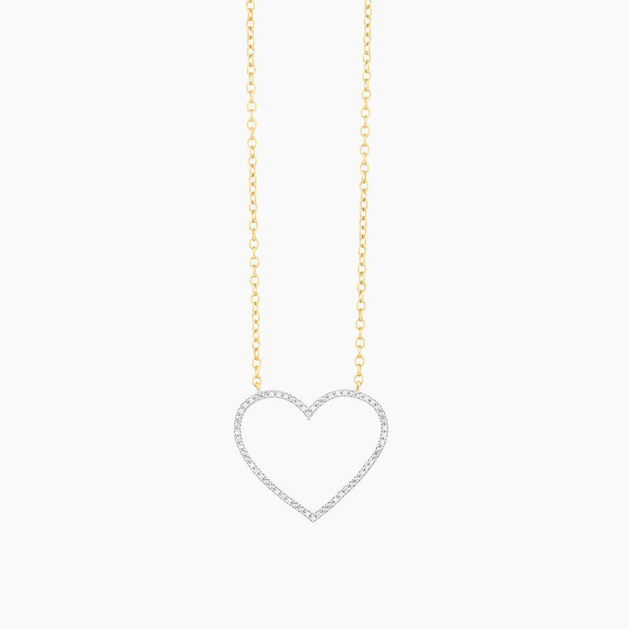 Silver Linings Heart Pendant Necklace