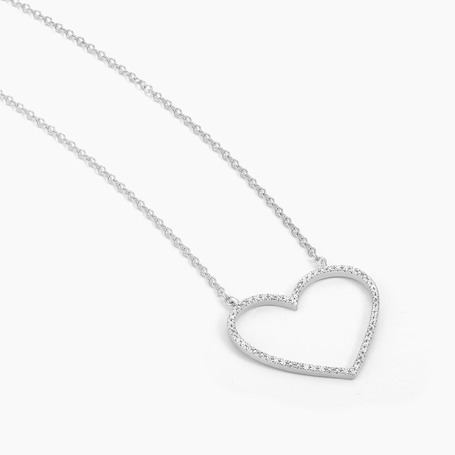 Silver Linings Heart Pendant Necklace