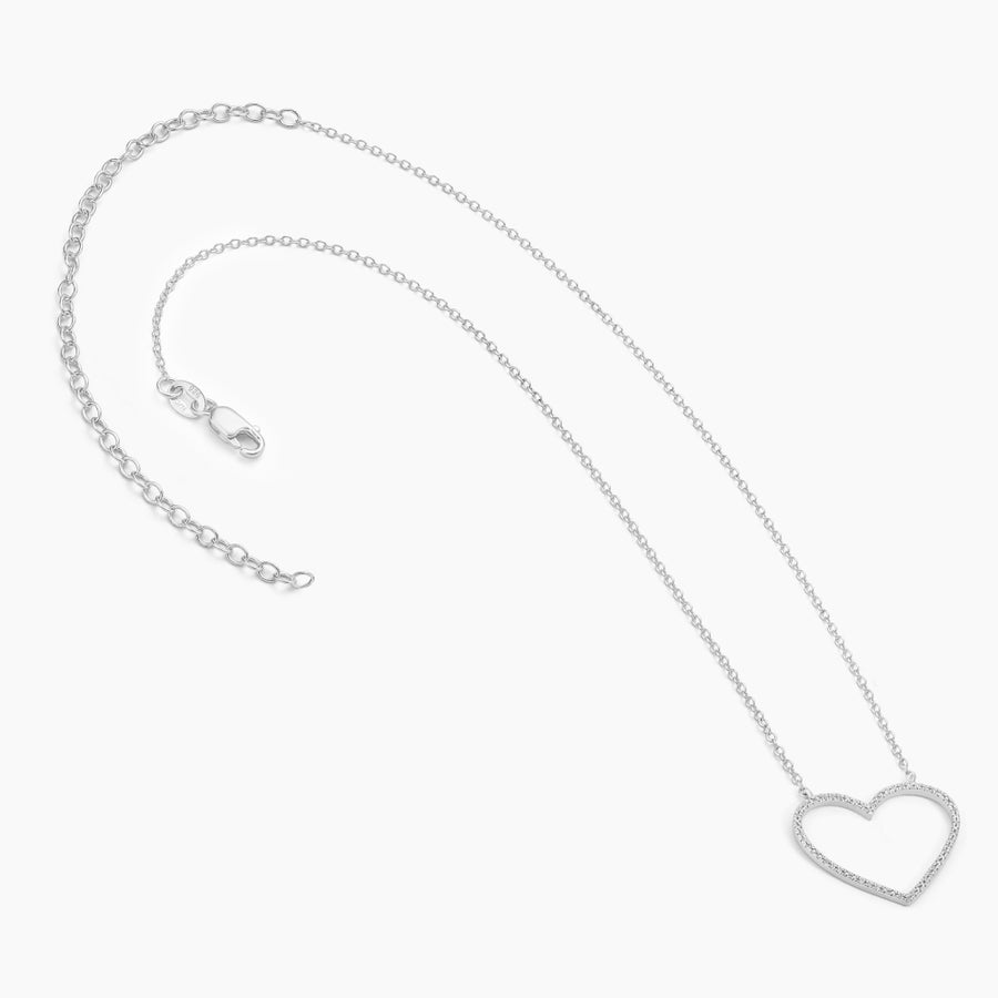 Silver Linings Heart Pendant Necklace