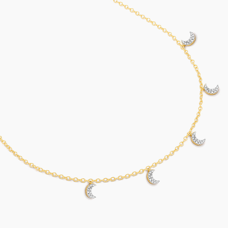 Crescent Moon Chain Necklace