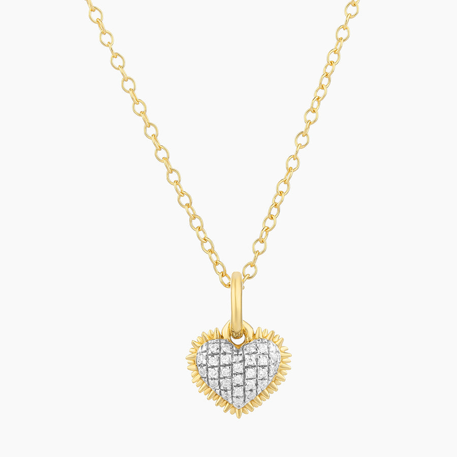 Spiked Heart Pendant Necklace