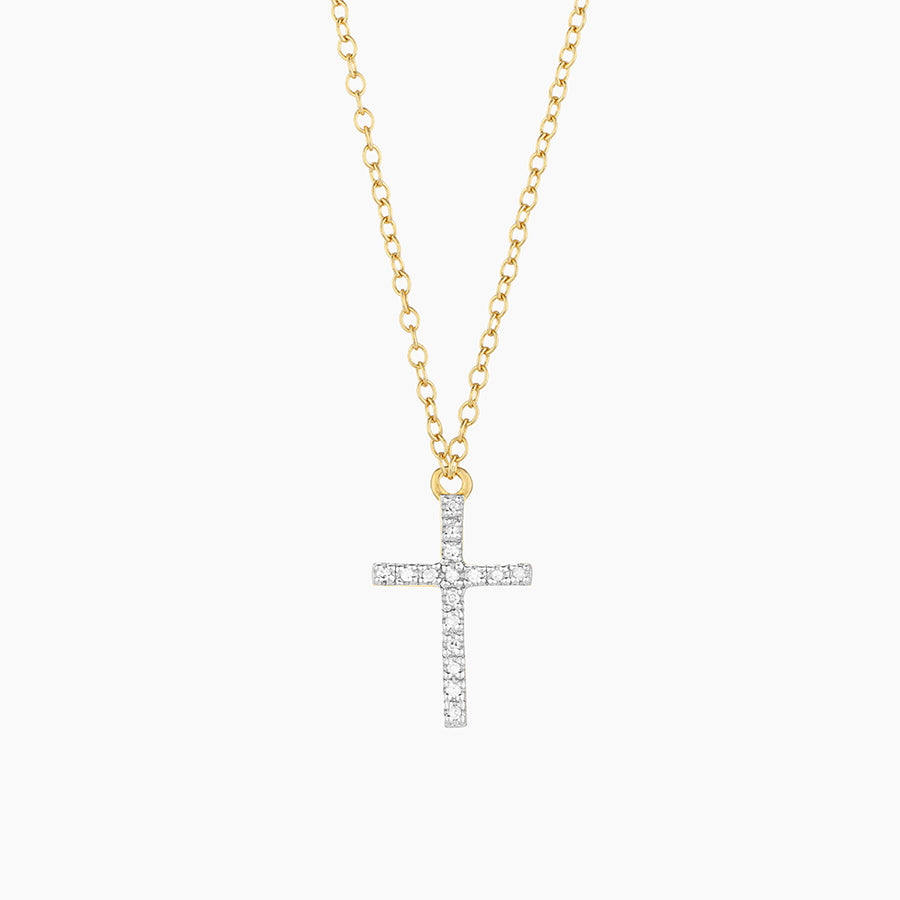 Believe Cross Pendant Necklace