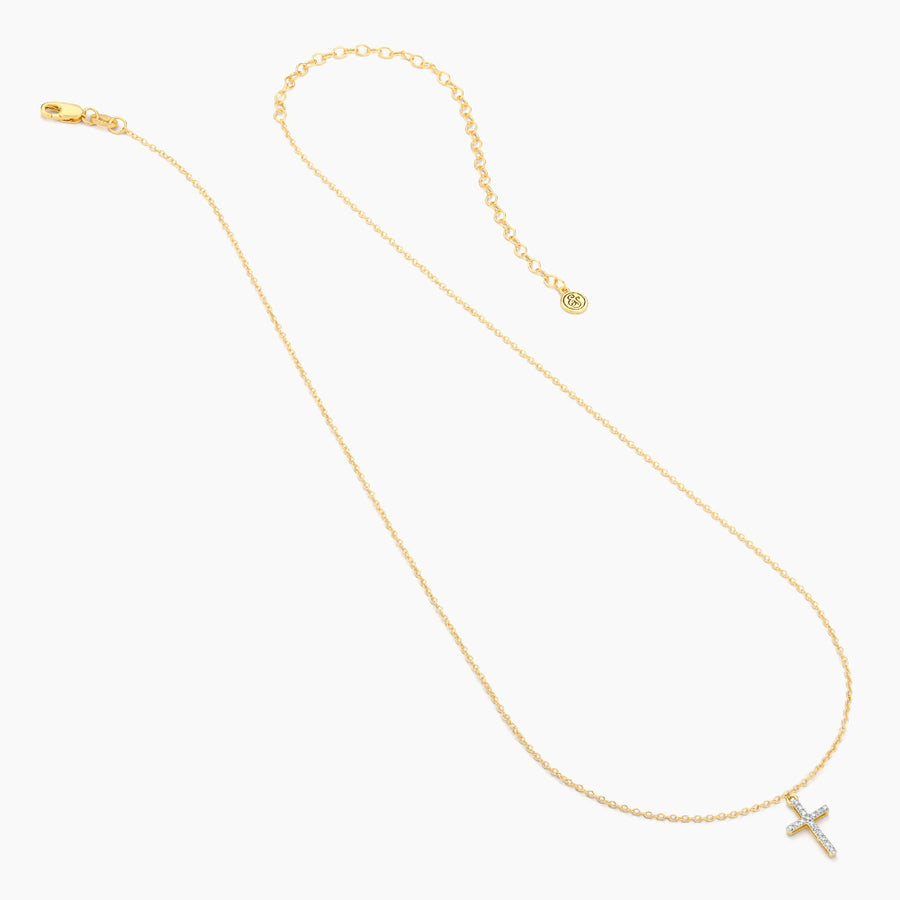 Believe Cross Pendant Necklace