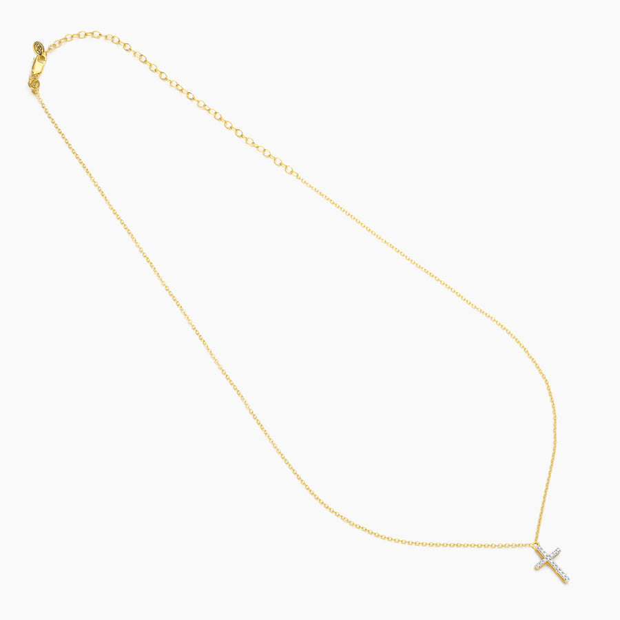 Believe Cross Pendant Necklace