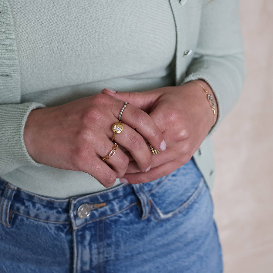 Linked Forever To You Stackable Ring