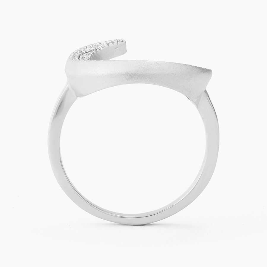 Crescent Moon Statement Ring