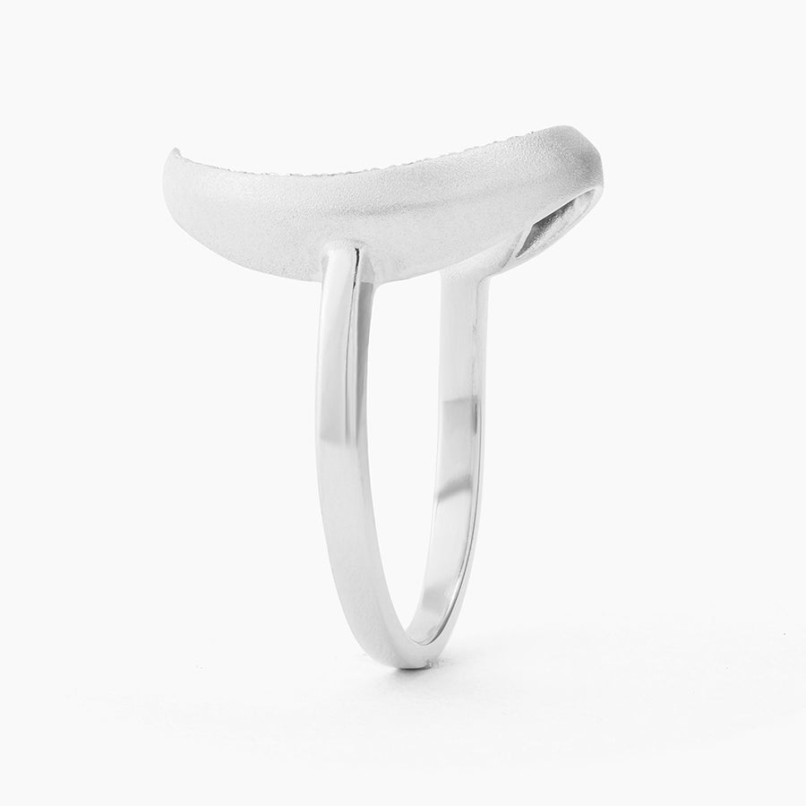 Crescent Moon Statement Ring