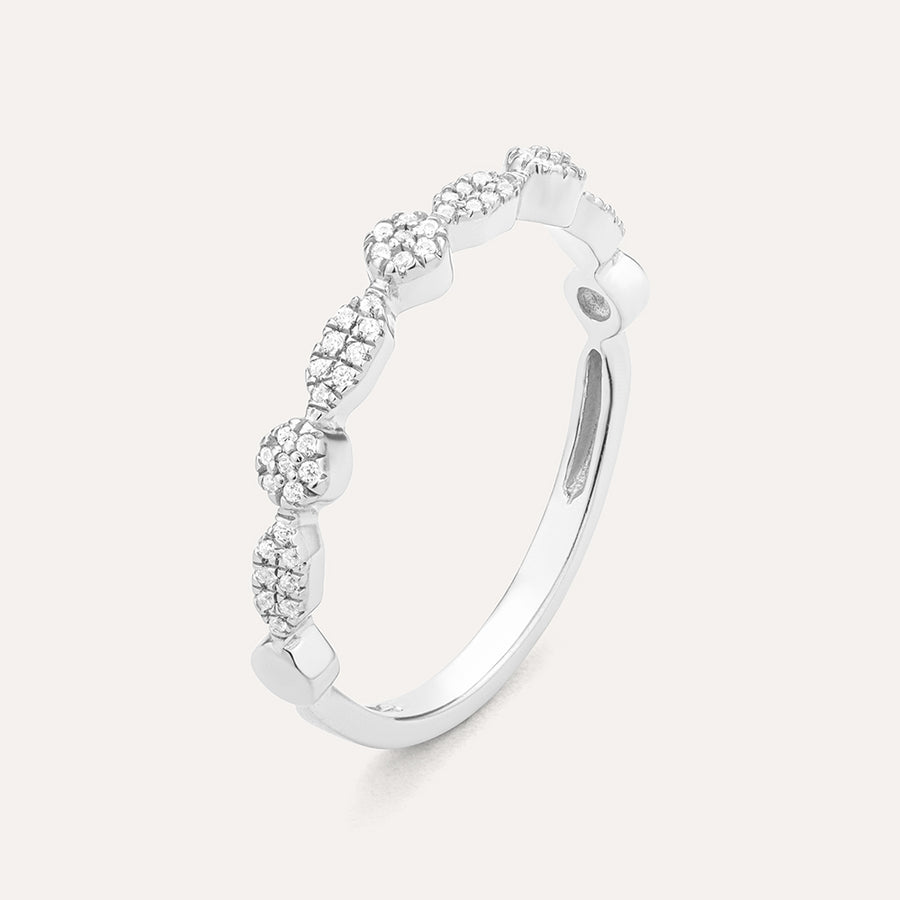 Shiny Three Stackable Ring