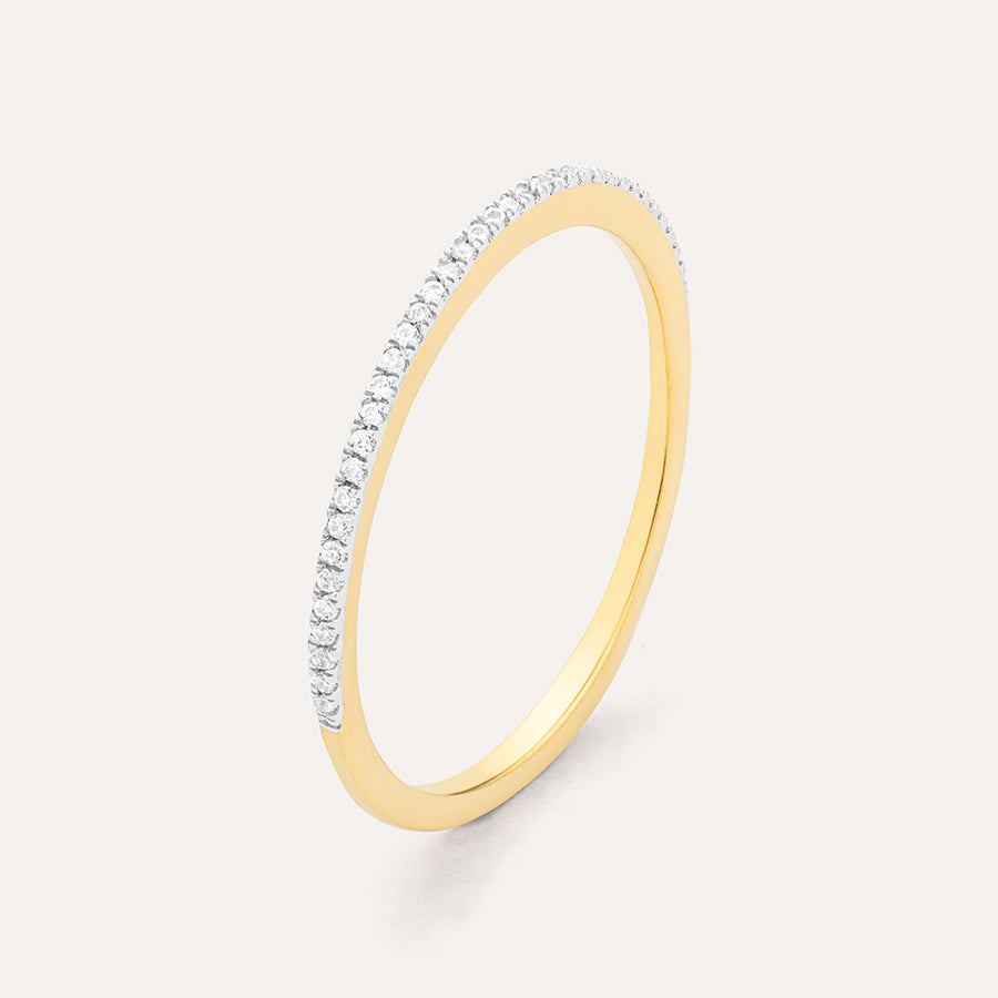 Shiny Three Stackable Ring