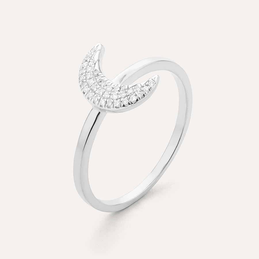 Mooning Over You Statement Ring