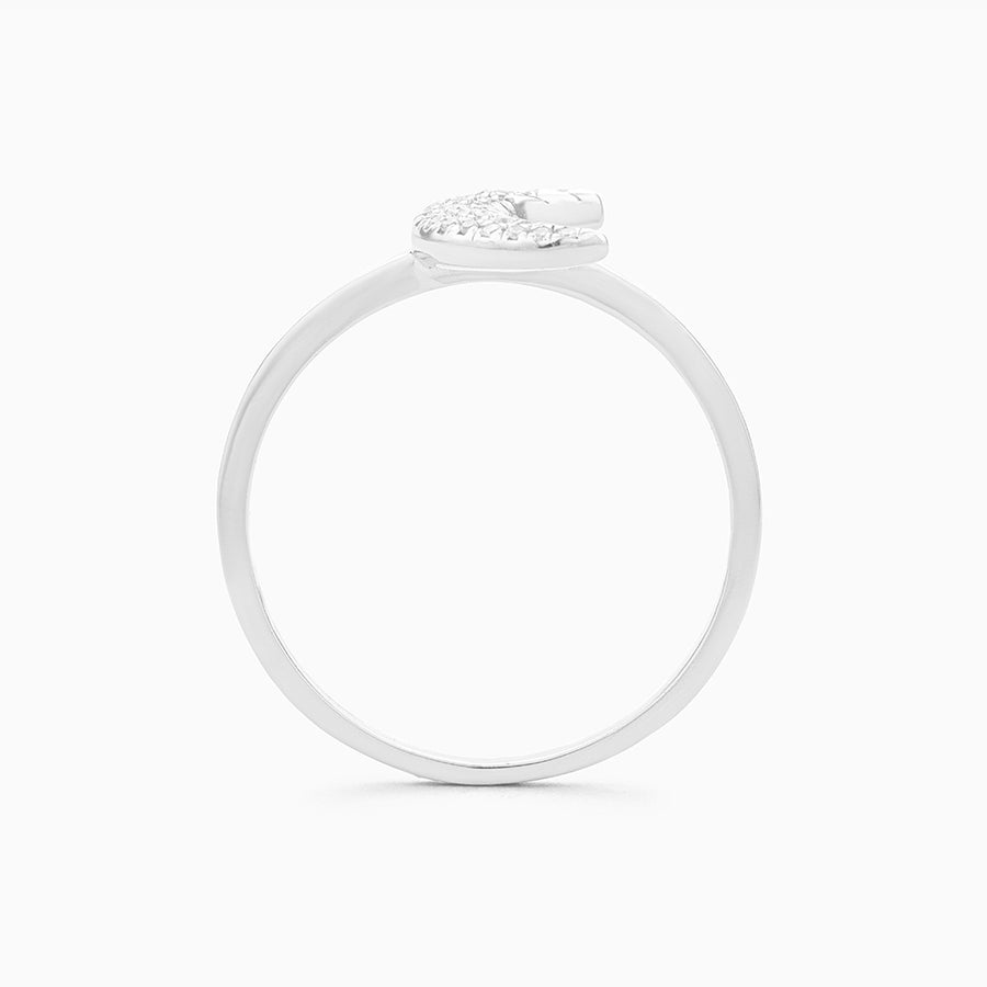 Mooning Over You Statement Ring