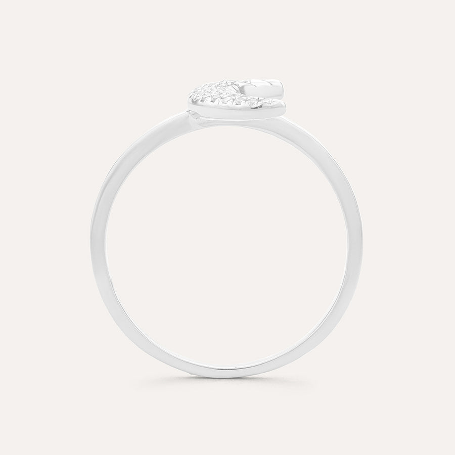 Mooning Over You Statement Ring