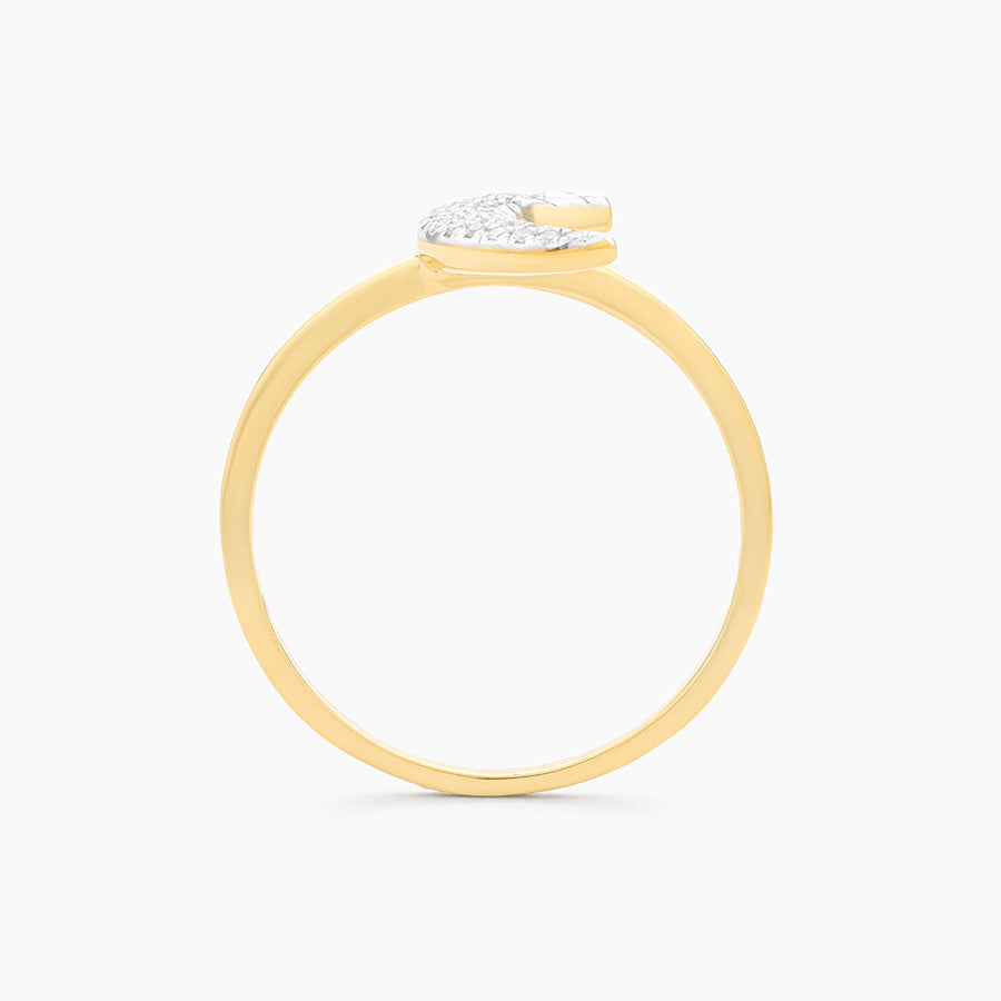 Mooning Over You Statement Ring