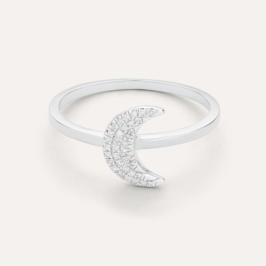 Mooning Over You Statement Ring