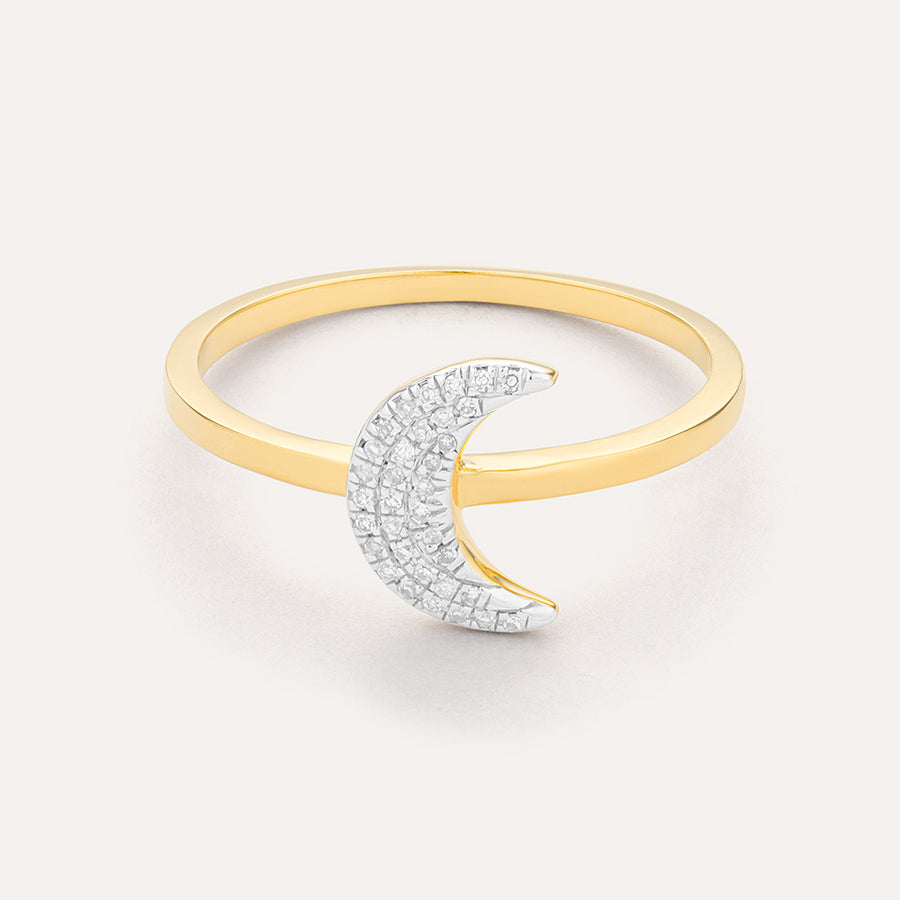 Mooning Over You Statement Ring