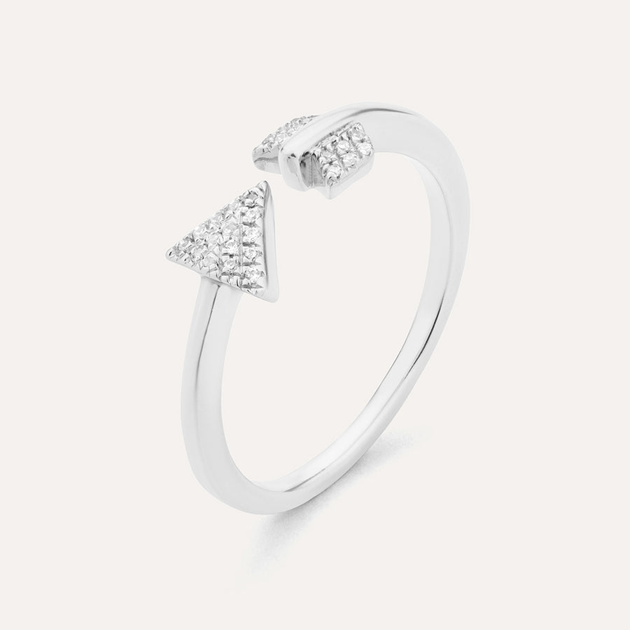 Arrow-Way Round Statement Ring