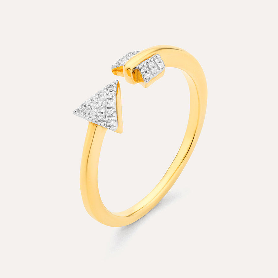 Arrow-Way Round Statement Ring