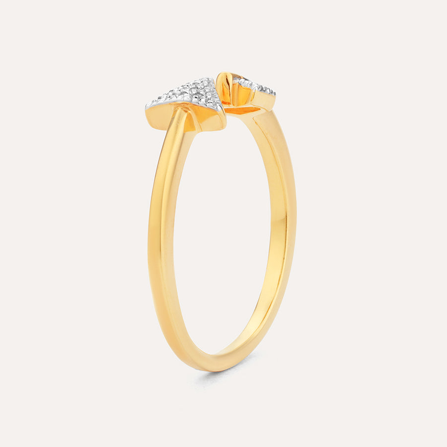 Arrow-Way Round Statement Ring