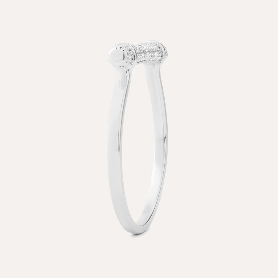 Diamond Log Statement Ring