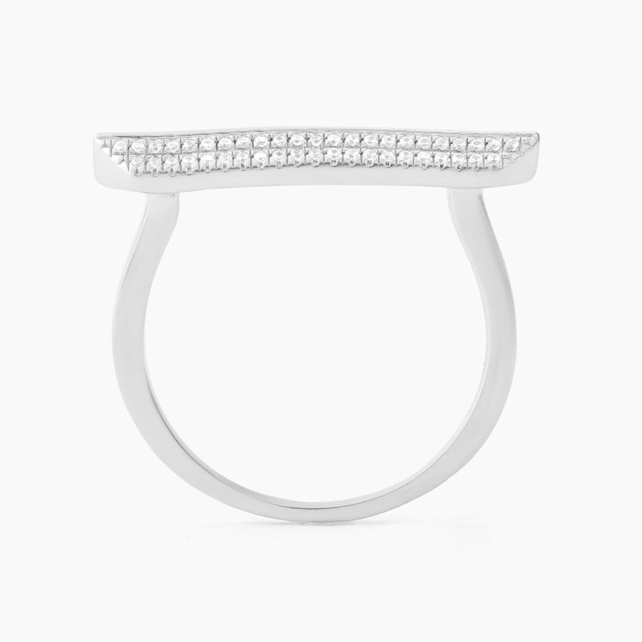 Diamond Bar Statement Ring