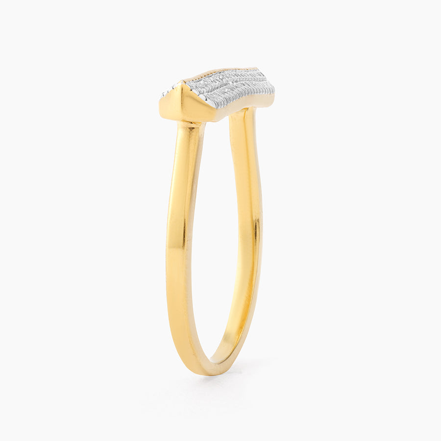 Diamond Bar Statement Ring