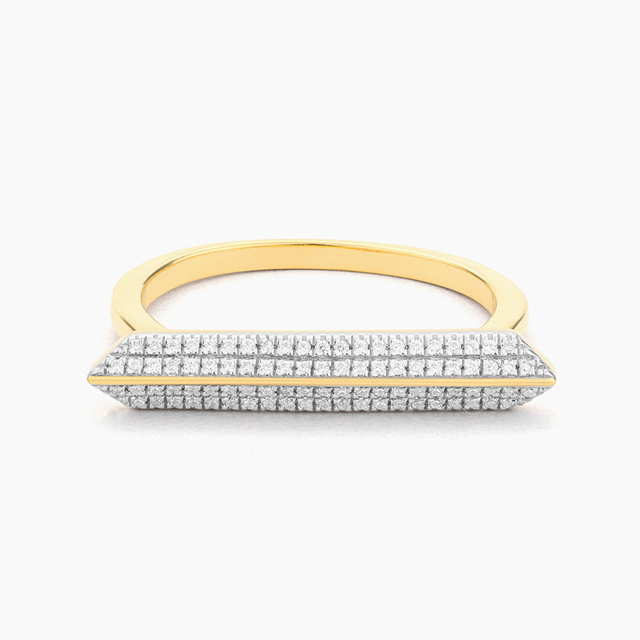 Diamond Bar Statement Ring