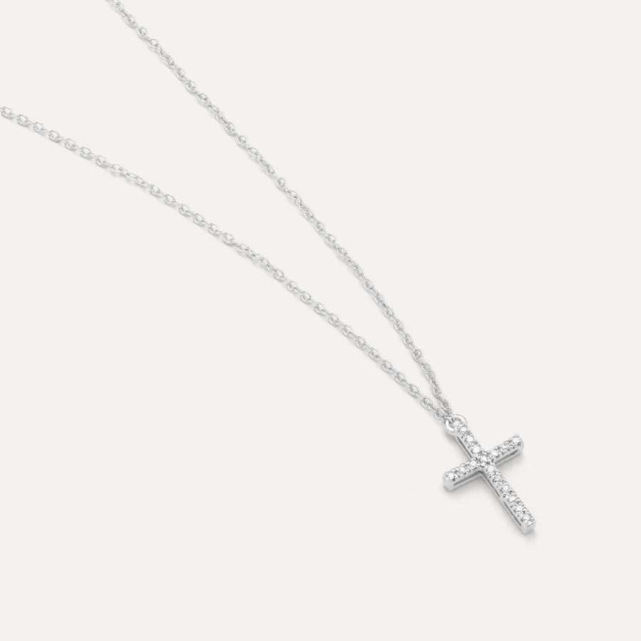 Believe Cross Pendant Necklace