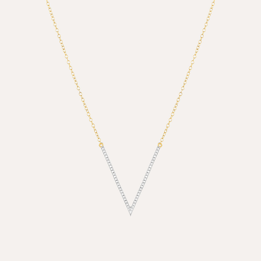 V To The T Pendant Necklace